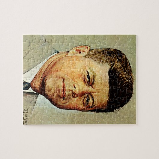 John F. Kennedy IN MEMORIAM Legpuzzel (Horizontaal)
