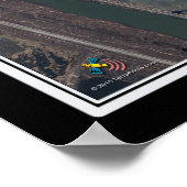 John F Kennedy Intl Airport New York Satellite Map Poster (Hoek)