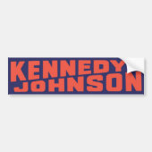 John F. Kennedy Johnson Bumpersticker (Voorkant)