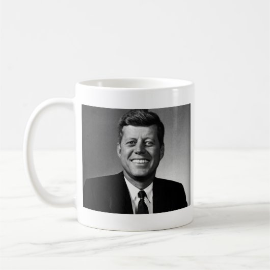 John F. Kennedy Koffiemok (Links)