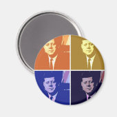 John F Kennedy Magneet (Voorkant / Achterkant)