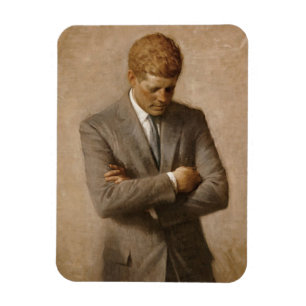John F. Kennedy Officieel portret Magneet