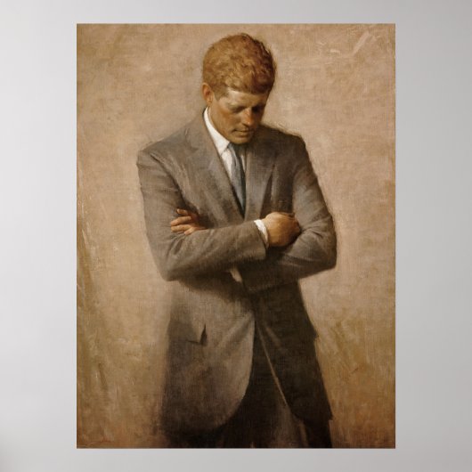 John F. Kennedy Officieel portret Poster (Voorkant)