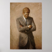John F Kennedy Officieel portret Poster (Voorkant)