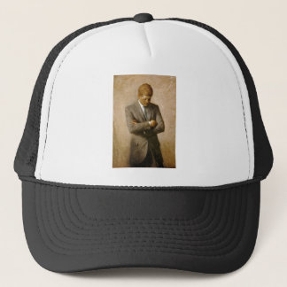 John F Kennedy Officieel portret van Aaron Shikler Trucker Pet