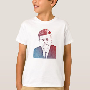 John F. Kennedy Pop Art Portret T-shirt