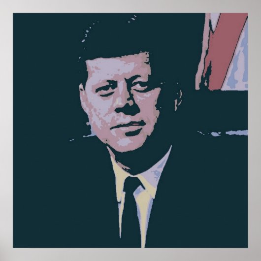 John F. Kennedy Poster (Voorkant)