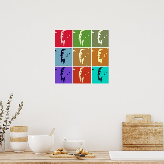 John F. Kennedy Poster (Keuken)