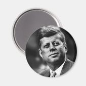 John F Kennedy President Magneet (Voorkant / Achterkant)