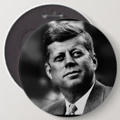 John F Kennedy President Ronde Button 6,0 Cm (Voorkant /achterkant)