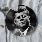 John F Kennedy President Ronde Button 6,0 Cm (In situ)
