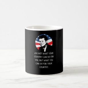 John F Kennedy Quote JFK Inauguration 2021 Gift Koffiemok