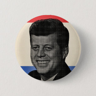 John F Kennedy Ronde Button 5,7 Cm