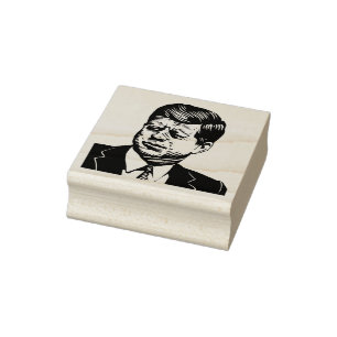 John F Kennedy Rubber Stamp Rubberstempel