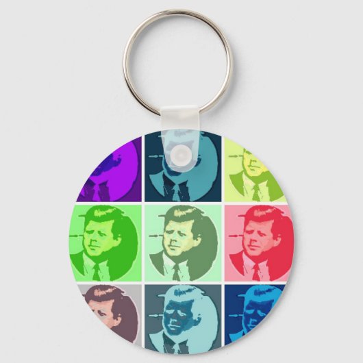 John F Kennedy Sleutelhanger (Voorkant)