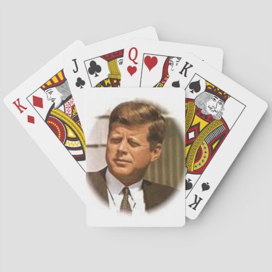 John F Kennedy Speelkaarten (Achterkant)