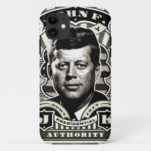 John F. Kennedy Stamp Art iPhone 11 Hoesje