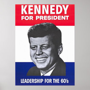 John F Kennedy voor President Poster