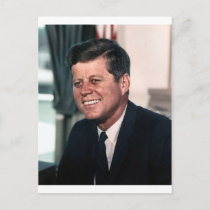 John F. Kennedy White House Color Portrait Briefkaart