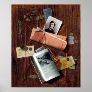 John F. Peto-Kantoor Board Poster