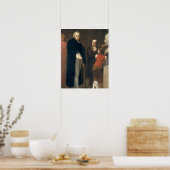 John Flaxman (1755-1826) modelleert zijn buste van Poster (Keuken)