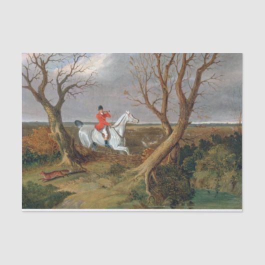 John Frederick Herring Snr | Suffolk Hunt: Tissuepapier (Voorkant)