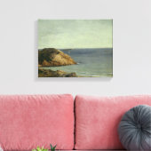 John Frederick Kensett - Rocky Coast Canvas Afdruk (Insitu (Woonkamer))