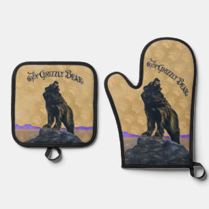 John Frew - Grizzly Beer Rag Ovenwant & Pannenlap Set