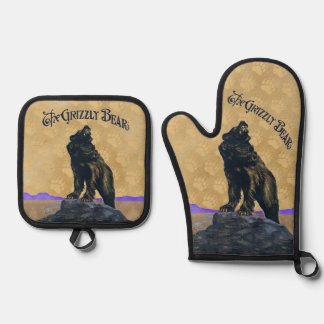 John Frew - Grizzly Beer Rag Ovenwant & Pannenlap Set