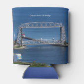 John G. Munson & Duluth Aerial Lift Bridge Blikjeskoeler (Achterkant)