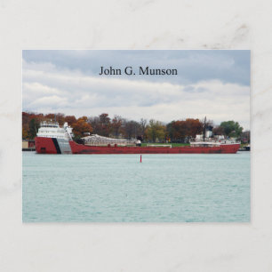 John G. Munson Port Huron briefkaart