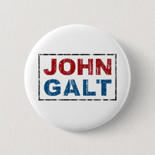 John Galt Ronde Button 5,7 Cm