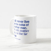 John Galt's belofte Koffiemok (Voorkant links)