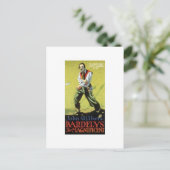 John Gilbert in Bardelys over de mok van de Magnif Briefkaart (Staand voorkant)