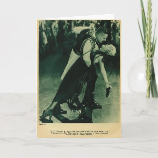 John Gilbert Mae Murray 1925 portretkaart Kaart (Voorkant)