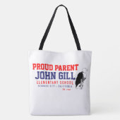John Gill Eagle Proud Parent Large Shoulder Draagtas (Achterkant)