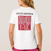 John Gill Mandarin Immersion Custom Name T-shirt (Achterkant)