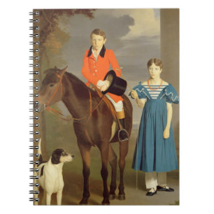 John Gubbins Newton en zijn zuster Mary, 1832-33 ( Notitieboek