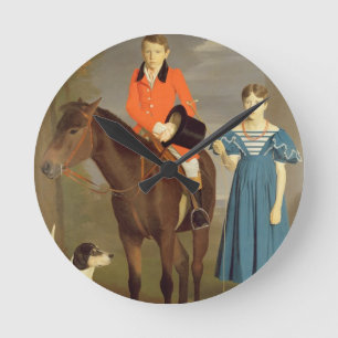 John Gubbins Newton en zijn zuster Mary, 1832-33 ( Ronde Klok