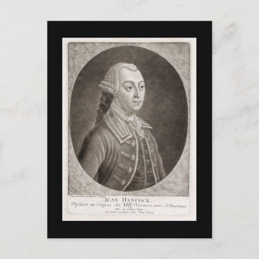 John Hancock Briefkaart (Voorkant)