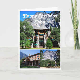 John Happy Birthday Ahwahne Hotel Yosemite Kaart