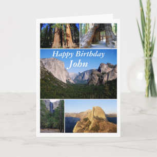 John Happy Birthday, Yosemite National Park Kaart