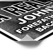 John Harris Bacon Held Grappige Poster (Hoek)