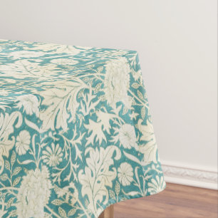 John Henry Dearle Aqua bloemenmotief Tafelkleed