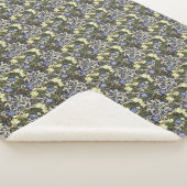 John Henry Dearle Seaweed Pattern Sherpa Deken (3/4)