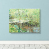 John Henry Tæman - De witte brug Canvas Afdruk (Insitu (Houten vloer))