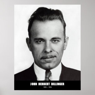 John Herbert Dillinger Poster