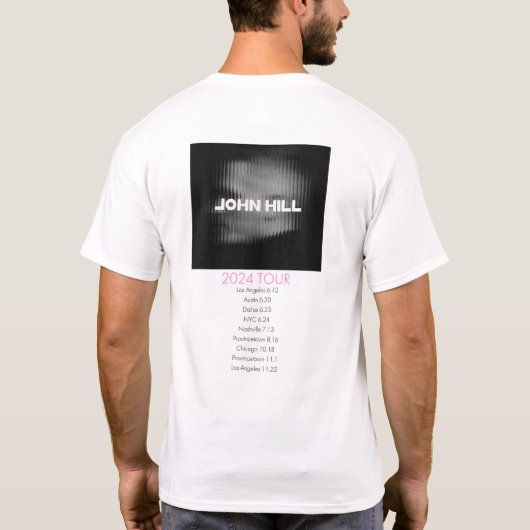 John Hill - Tshirt Tour (Dos)