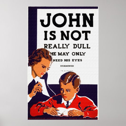 John is niet echt saai Poster (Voorkant)