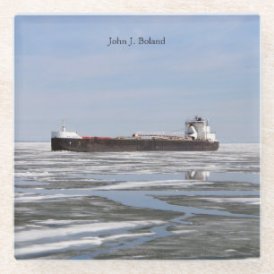 John J. Boland-glazen tegels Glazen Onderzetter